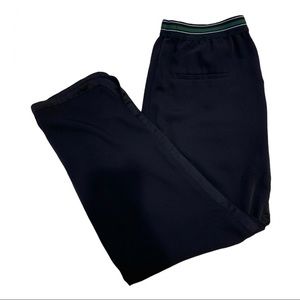 Ann Taylor Navy Side Stripe Pants